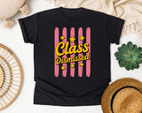 Class Dismissed graphic tee in Black