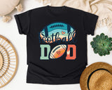 Football Dad Grey graphic tee in Black