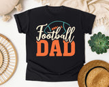 Football Dad White graphic tee in Black