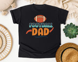 Football Dad Orange graphic tee in Black