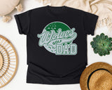 Wolves Golf Dad graphic tee in Black