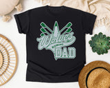 Wolves Rowing Dad graphic tee in Black