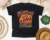 Football Dad Brown graphic tee in Black