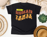 Tiny Human Tamer graphic tee in Black