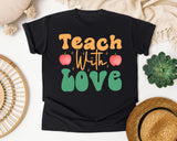 Teach With Love graphic tee in Black