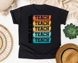 Middle School Teach Kindness Respect Graphic Tee graphic tee in Black