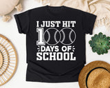I Just Hit 100 Days Of School graphic tee in Black
