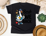 Bruh We Back Goose Graphic Tee graphic tee in Black