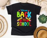 Welcome Back To School graphic tee in Black