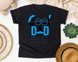 Cool Dad Blue 2 graphic tee in Black