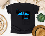 The Walking Dad White 2 graphic tee in Black