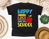 Happy Last Day Of School graphic tee in Black