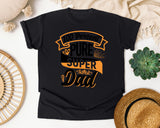 100 Percent Pure Super Dad White 2 graphic tee in Black