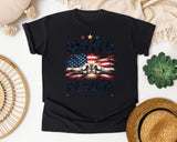 United We Stand Happy 4th Of July Grey 2 graphic tee in Black