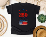 1776 250 Years 2026 graphic tee in Black