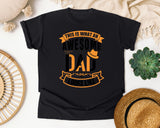 This Is What An Awesome Dad Looks Like Black graphic tee in Black