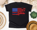 Best Dad Ever Red graphic tee in Black