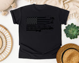 Best Dad Ever Black graphic tee in Black