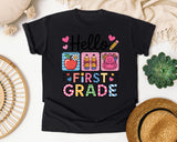 Hello First Grade Graphic Tee graphic tee in Black