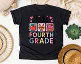 Hello Fourth Grade Graphic Tee graphic tee in Black