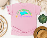 It's A Beautiful Day To Learn graphic tee in Blossom