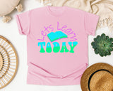 Let's Learn Today graphic tee in Blossom
