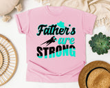 Fathers Are Strong White 2 graphic tee in Blossom