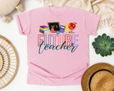 Future Teacher graphic tee in Blossom