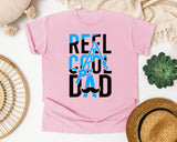 Reel Cool Dad White 5 graphic tee in Blossom