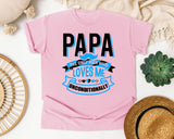Papa The Only Man Who Loves Me Unconditionally White 2 graphic tee in Blossom