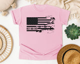 Best Dad Ever Black graphic tee in Blossom