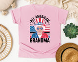 All American Grandma Grey graphic tee in Blossom