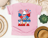 Let's Get Lit graphic tee in Blossom