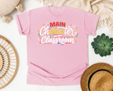 Main Character Of The Classroom graphic tee in Blossom
