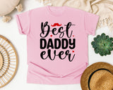 Best Daddy Ever White graphic tee in Blossom