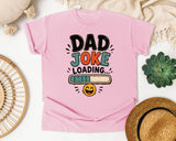 Dad Joke Loading Black graphic tee in Blossom