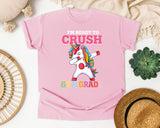 Im Ready To Crush 6th Grade Unicorn graphic tee in Blossom