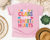 My Class Is Full Of Sweethearts graphic tee in Blossom
