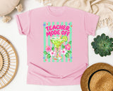 Teacher Mode Off Margarita graphic tee in Blossom