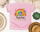 Teacher Grey graphic tee in Blossom