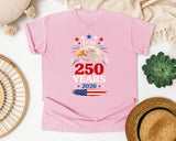 250 Years 2026 Red graphic tee in Blossom