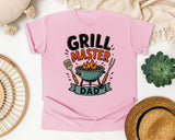 Grill Master Dad Brown graphic tee in Blossom