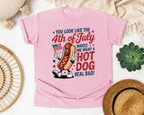 You Look Like The 4th Of July Grey graphic tee in Blossom
