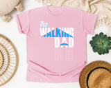 The Walking Dad White graphic tee in Blossom
