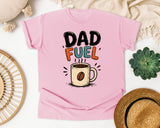 Dad Fuel Black graphic tee in Blossom