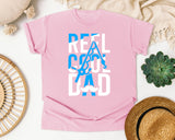 Reel Cool Dad White 4 graphic tee in Blossom