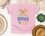Homeschool Squad graphic tee in Blossom