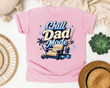 Chill Dad Mode graphic tee in Blossom