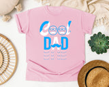 Cool Dad Blue graphic tee in Blossom