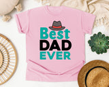 Best Dad Ever Grey 5 graphic tee in Blossom